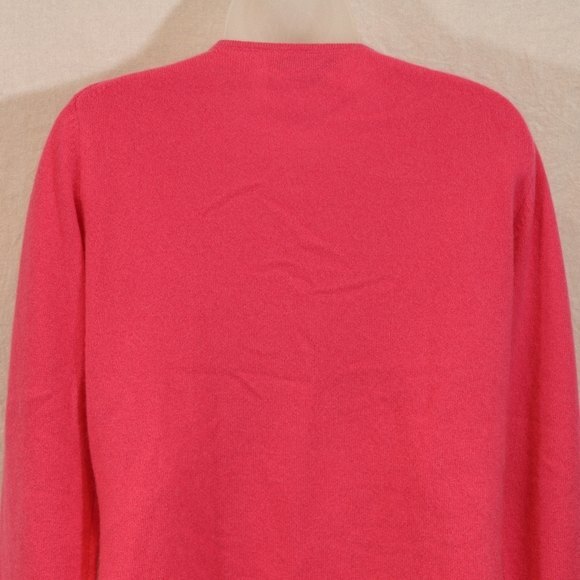 Pursuits LTD Pink 100% Cashmere Sweater Super Soft Medium Classic Fit - Picture 10 of 11